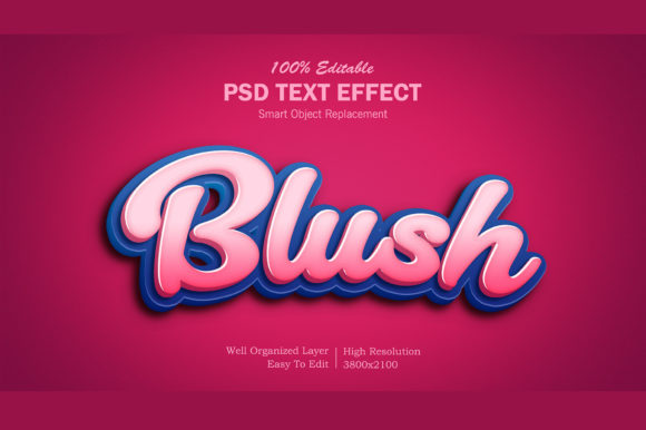 3D Blush Editable PSD Text Effect: A Practical Guide for Designers and Marketers