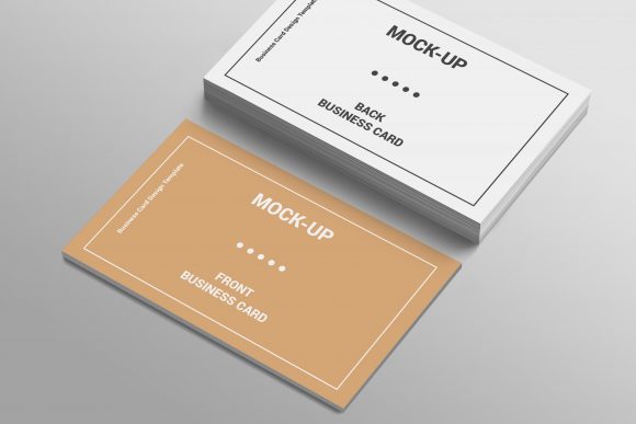 3D Business Card Mockup Template-3: A Practical Tool for Visualizing and Refining Brand Identity