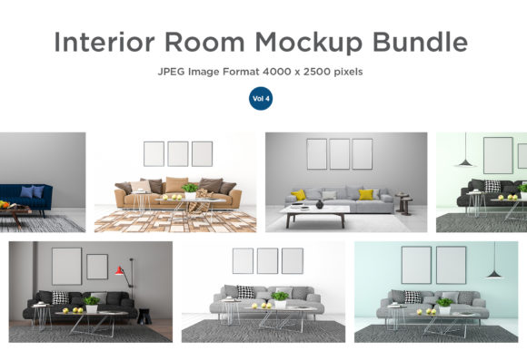 3D Rendered Interior Living Room V-4
