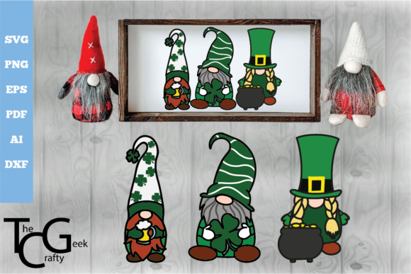3D St. Patrick’s Day Gnomes