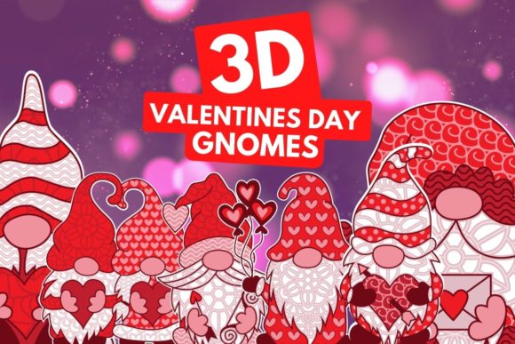 3D Valentineâs Day Gnomes SVG Bundle: Creative, Cut-Ready Designs for Handmade Gifts & Decor