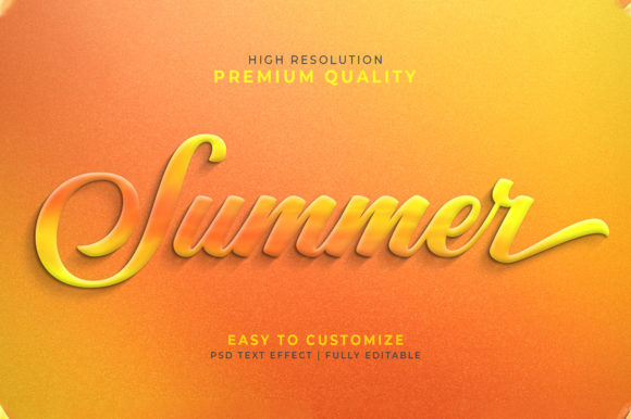 Bring Your Designs to Life with the Summer 3D Text Effect Mockup