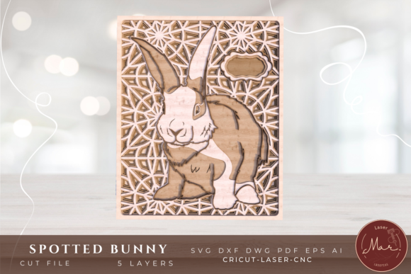BUNNY 3D Multilayer SVG Laser Cricut: Unlock Dimensional Craftsmanship with Precision