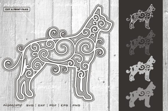 Dog 5 Vector SVG 3D Layered: Precision Design Meets Modern Digital Flexibility