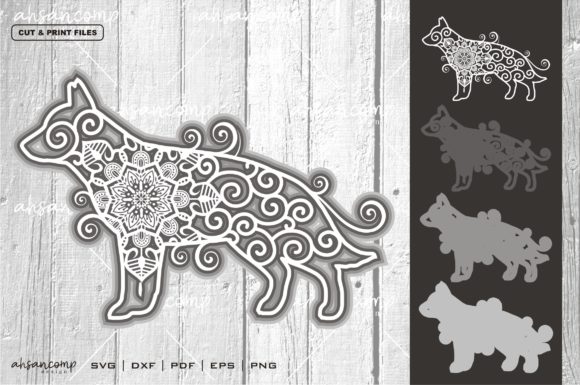 Dog Mandala Vector 1 SVG 3D Layered: A Strategic Asset for Intentional Visual Communication