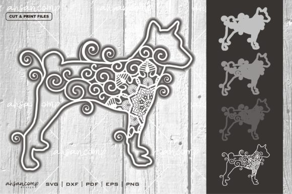 Dog Mandala Vector 3D Layered 4: Precision, Playfulness, and Purpose in Modern Design
