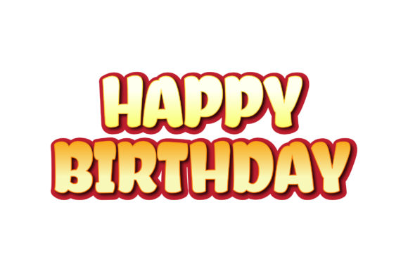 Happy Birthday 3D Text Effect Template: Creative Fuel for Real Celebrations