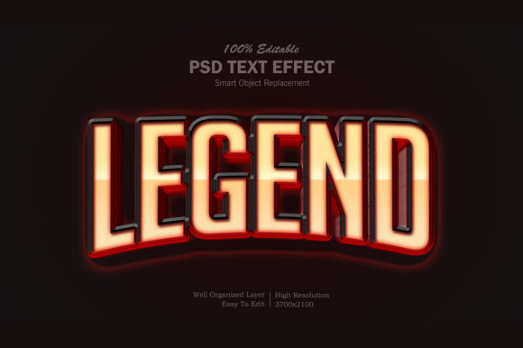 Legend Cinematic Style PSD 3D Text Effect: Precision, Polish, and Practical Creative Power
