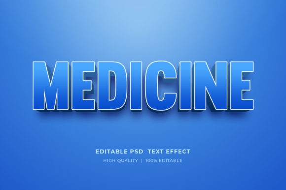 Medicine 3D Editable Style Text Effect: A Strategic Creative Tool for Health Communication and Brand Differentiation