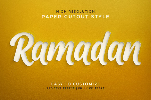 Ramadan 3D Text Effect PSD: A Versatile Design Asset for Seasonal Creativity and Brand Expression