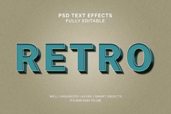Retro 3D Text Effect