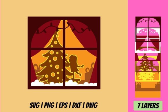 What Is a Christmas Shadow Box 2 3D Layered SVG—and Why Crafters Love It
